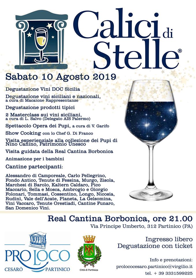 Calici Di Stelle 2019 in Sicily – Partinico (PA)